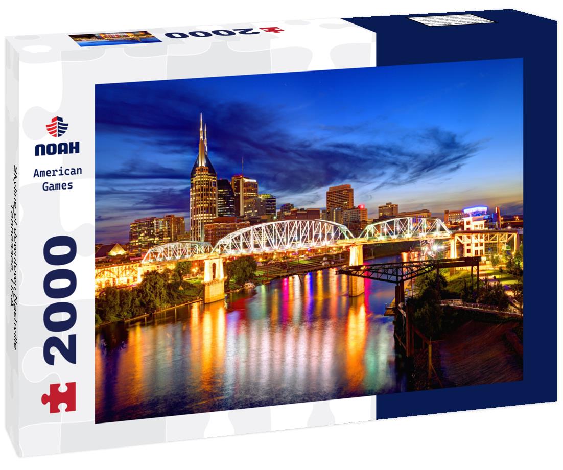 Noah Jigsaw Puzzle Skyline of downtown Nashville, Tennessee, USA 2000 pieces