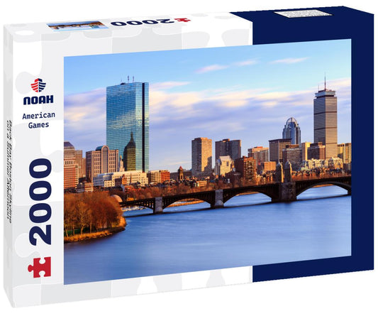 Noah Jigsaw Puzzle Back Bay Boston Skyline on a Summer Afternoon 2000 pieces