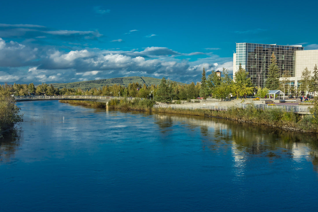 Noah Jigsaw Puzzle Fairbanks Alaska Skyline view over Chena River 2000 pieces
