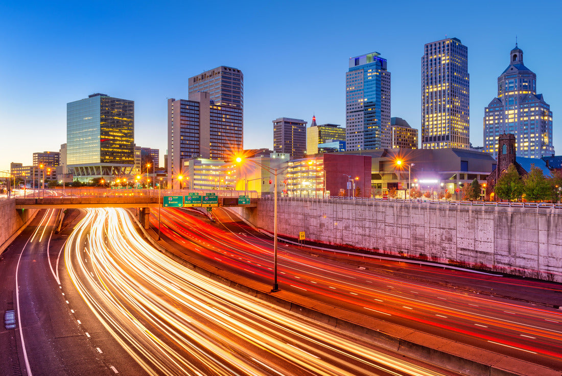 Noah Jigsaw Puzzle Hartford, Connecticut, USA Highway and skyline 2000 pieces