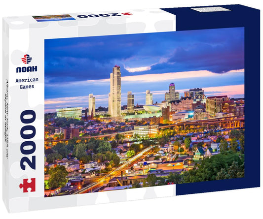 Noah Jigsaw Puzzle Albany, New York, USA city skyline at twilight 2000 pieces