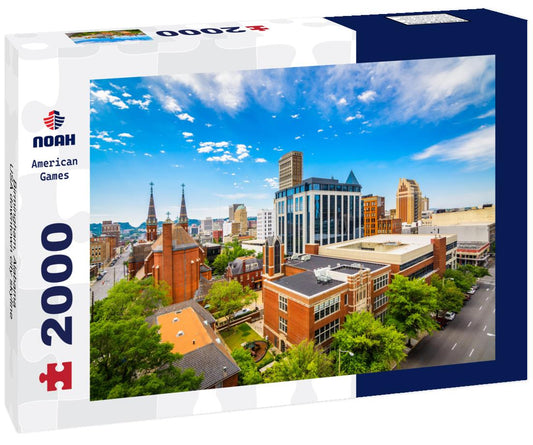 Noah Jigsaw Puzzle Birmingham, Alabama, USA downtown city skyline 2000 pieces