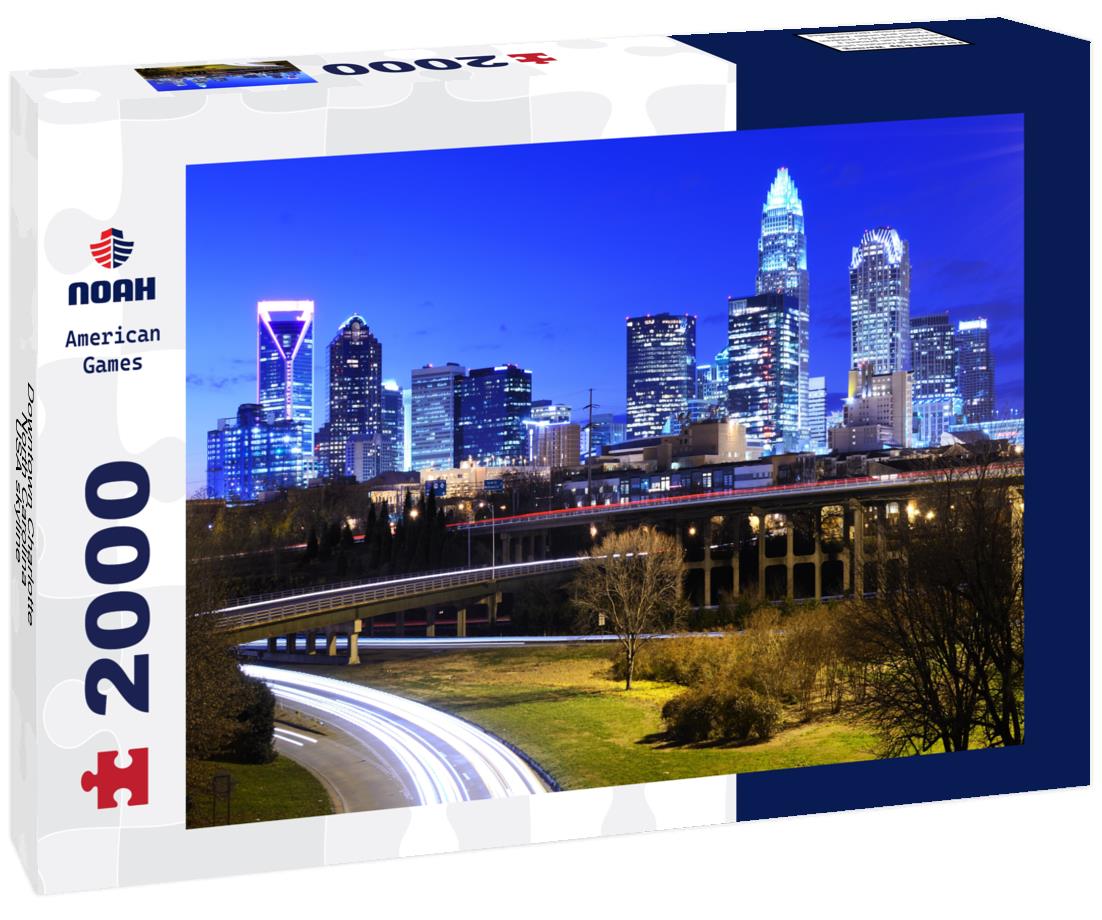 Noah Jigsaw Puzzle Downtown Charlotte, North Carolina, USA skyline 2000 pieces