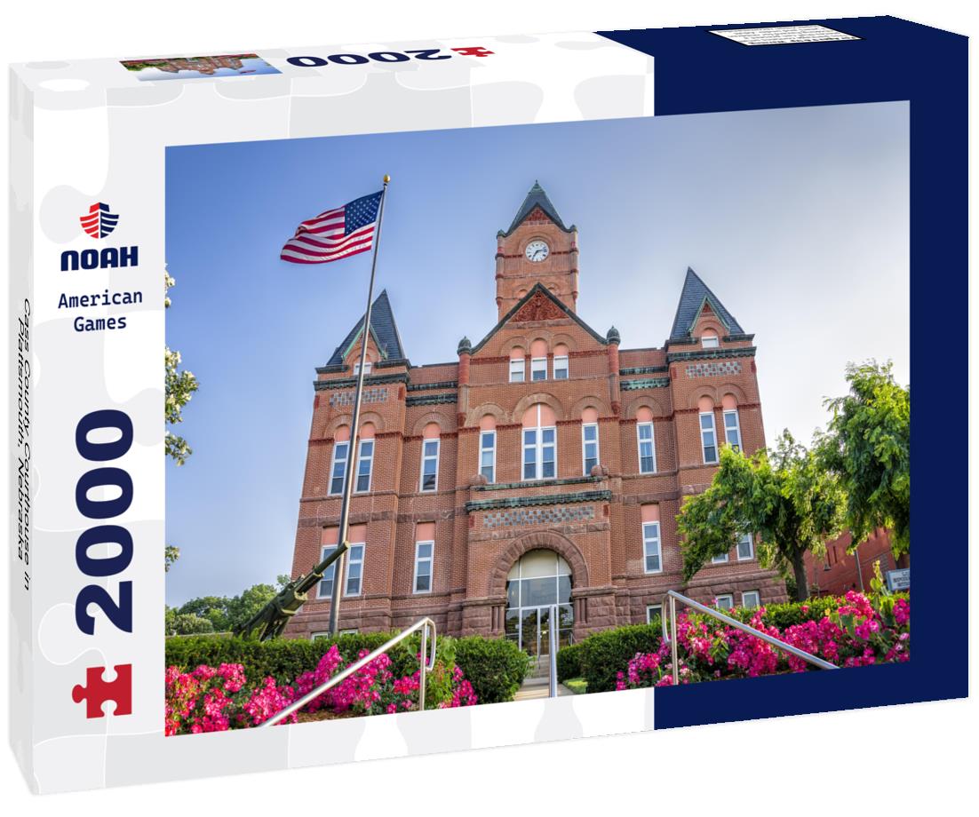Noah Jigsaw Puzzle Cass County Courthouse in Plattsmouth, Nebraska 2000 pieces