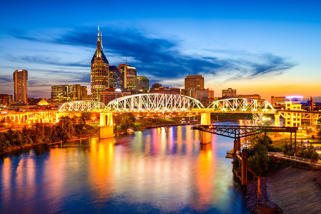 Noah Jigsaw Puzzle Nashville, Tennessee, USA downtown city skyline 2000 pieces