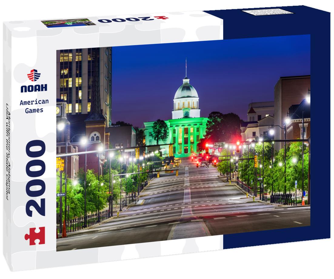 Noah Jigsaw Puzzle Montgomery, Alabama, USA with the State Capitol 2000 pieces