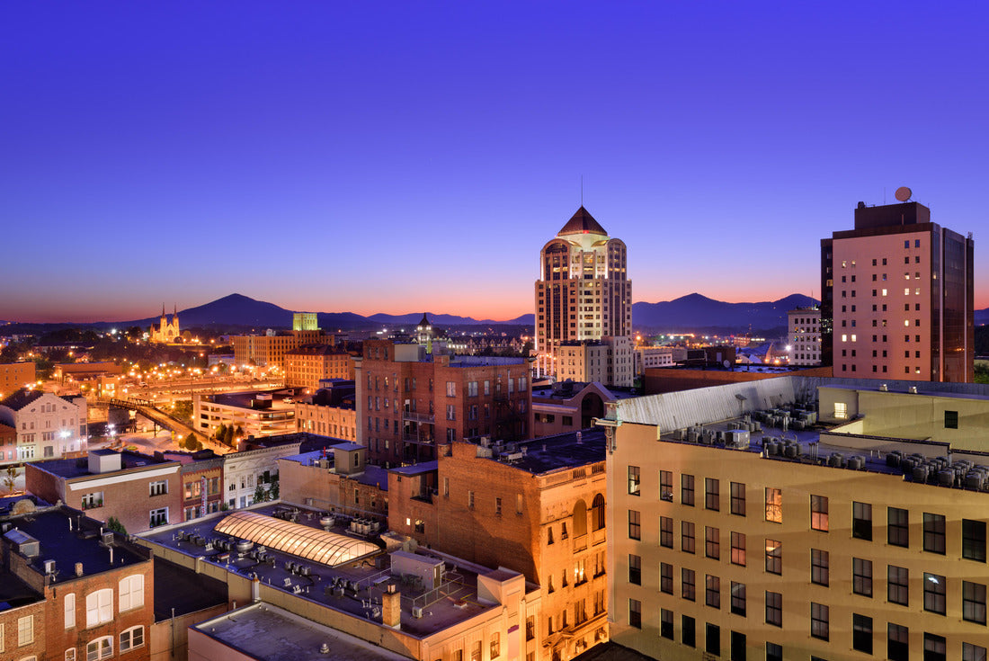Noah Jigsaw Puzzle Roanoke, Virginia, USA downtown skyline at dawn 2000 pieces