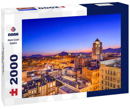 Noah Jigsaw Puzzle Roanoke, Virginia, USA downtown skyline at dawn 2000 pieces