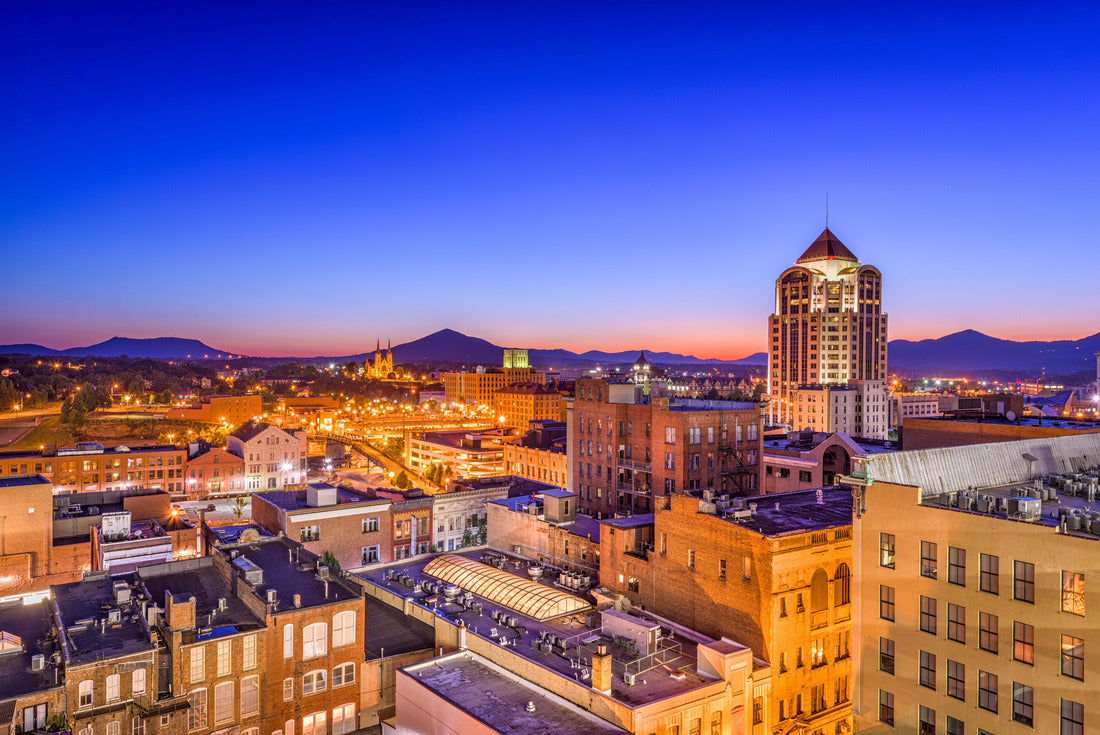 Noah Jigsaw Puzzle Roanoke, Virginia, USA downtown skyline at dawn 2000 pieces