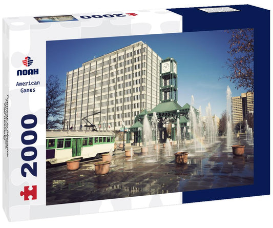 Noah Jigsaw Puzzle Tramway in Memphis, Tennessee, USA. Fall morning 2000 pieces