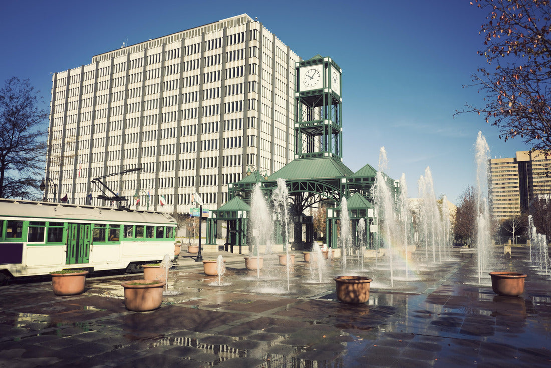 Noah Jigsaw Puzzle Tramway in Memphis, Tennessee, USA. Fall morning 2000 pieces