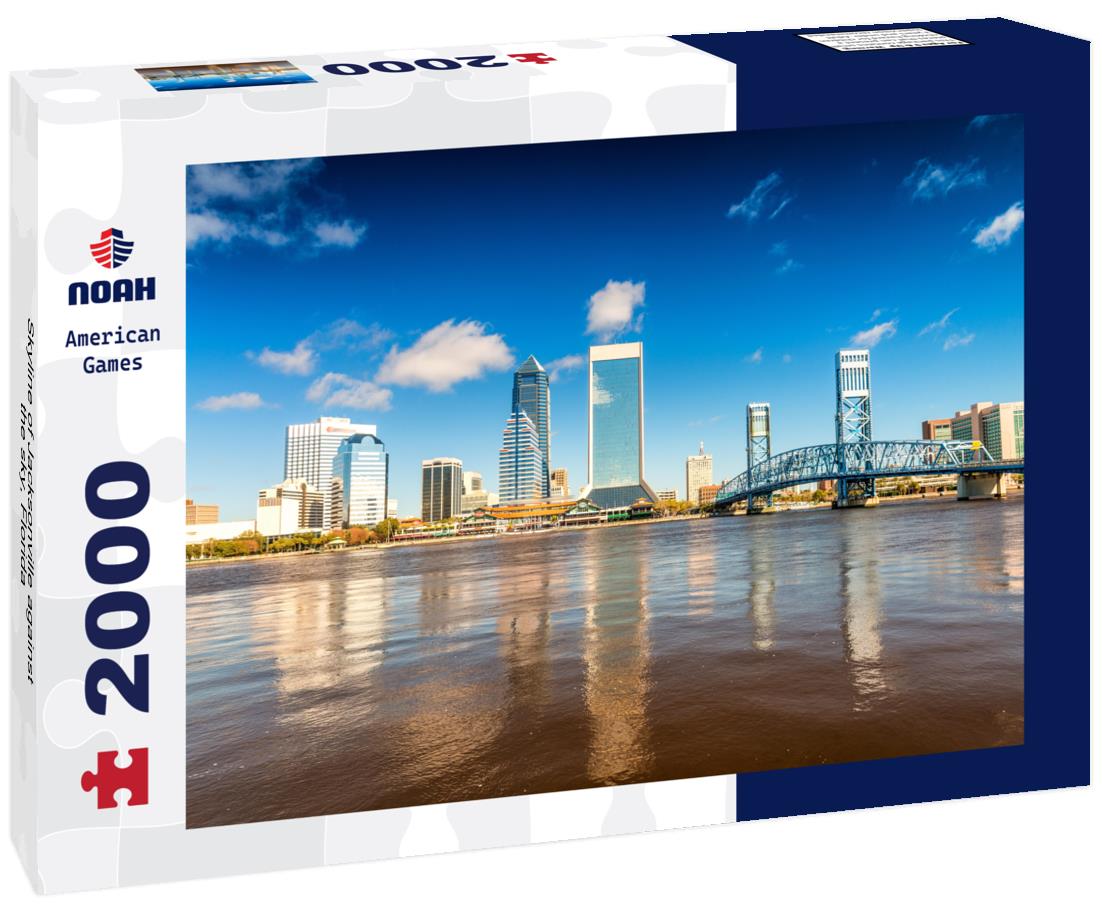 Noah Jigsaw Puzzle Skyline of Jacksonville against the sky, Florida 2000 pieces
