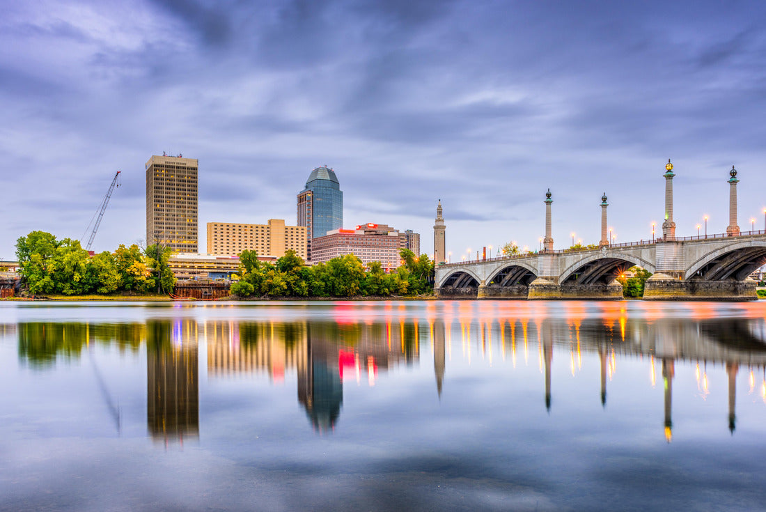 Noah Jigsaw Puzzle Springfield, Massachusetts, USA downtown skyline 2000 pieces