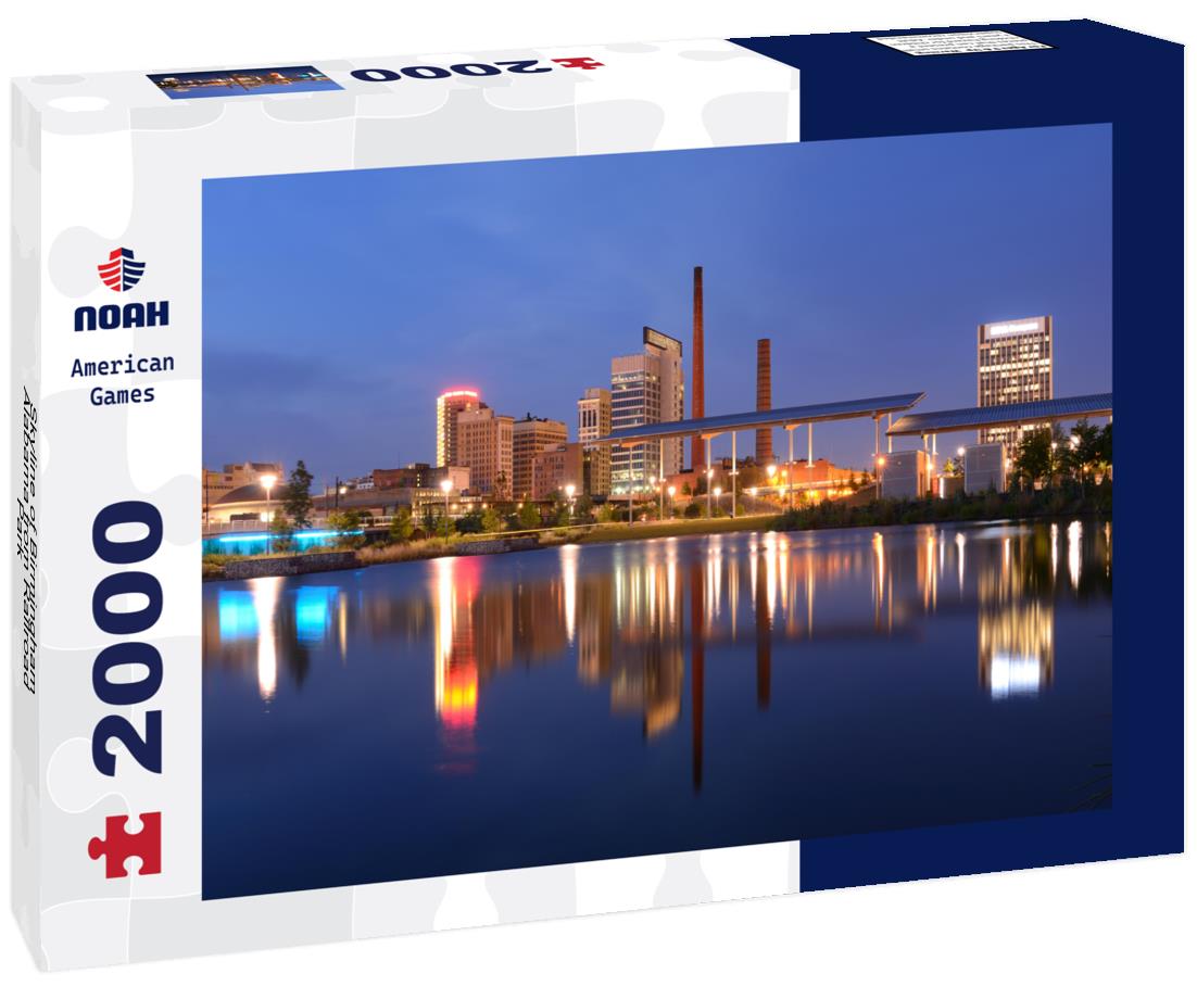 Noah Jigsaw Puzzle Skyline of Birmingham, Alabama from Railroad Park 2000 pieces