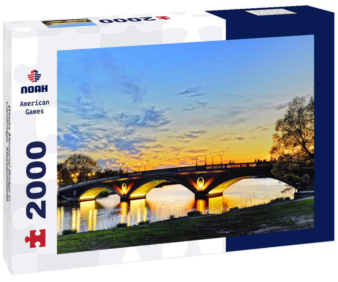 Noah Jigsaw Puzzle Weeks Memorial Bridge in Cambridge, Massachusetts 2000 pieces