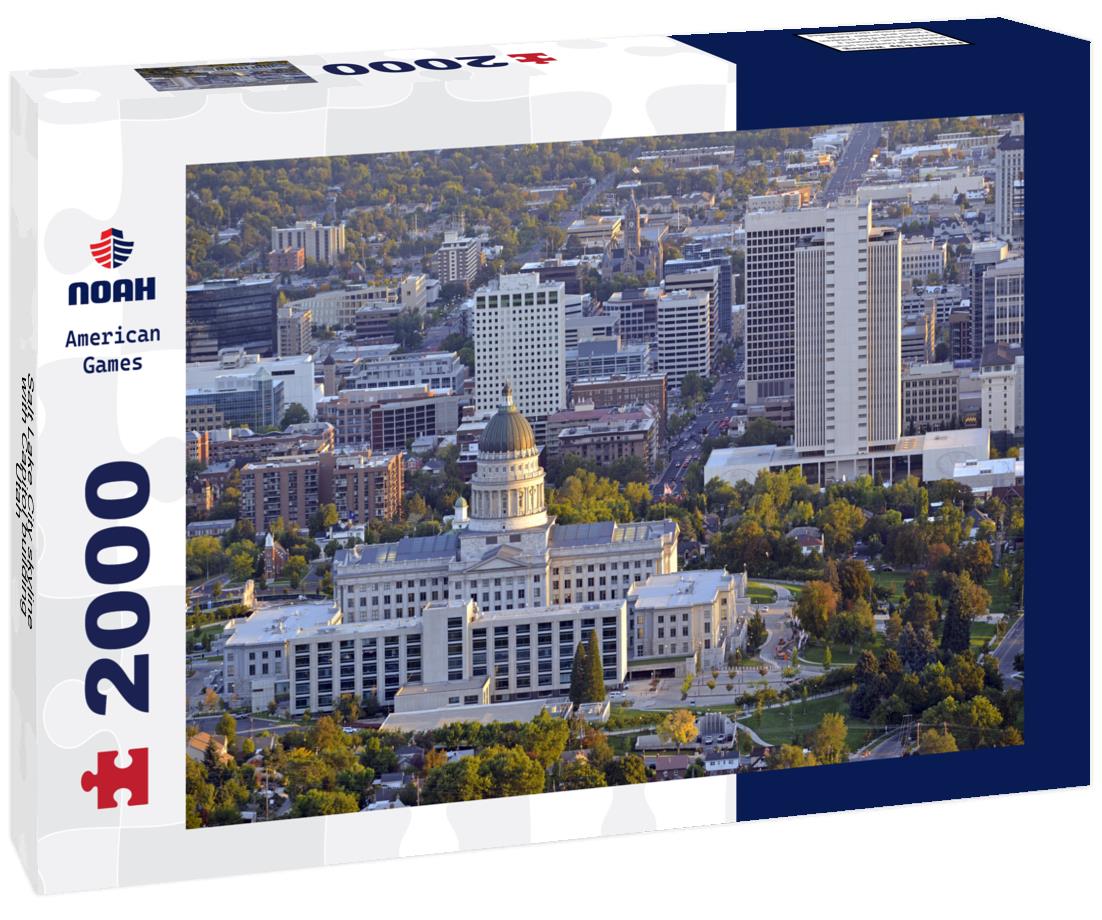 Noah Jigsaw Puzzle Salt Lake City skyline with Capitol building, Utah 2000 pieces