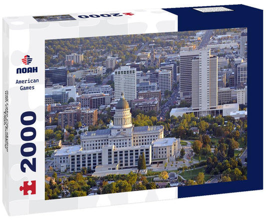 Noah Jigsaw Puzzle Salt Lake City skyline with Capitol building, Utah 2000 pieces