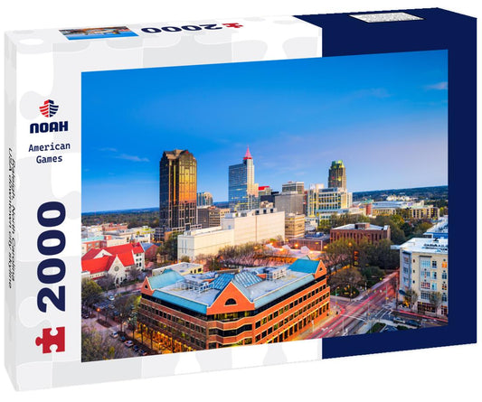 Noah Jigsaw Puzzle Raleigh, North Carolina, USA downtown city skyline 2000 pieces