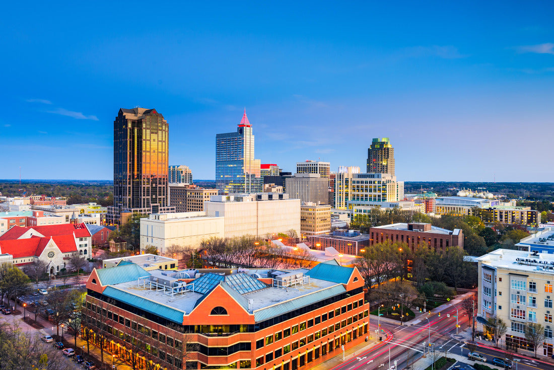 Noah Jigsaw Puzzle Raleigh, North Carolina, USA downtown city skyline 2000 pieces