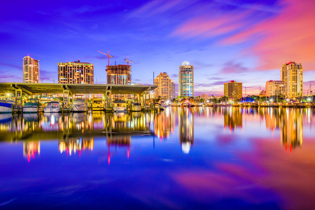 Noah Jigsaw Puzzle St. Petersburg, Florida, USA downtown city skyline 2000 pieces