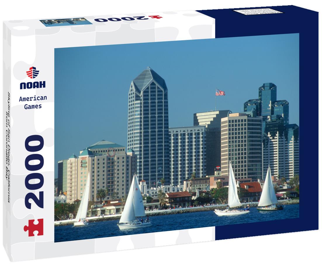 Noah Jigsaw Puzzle Skyline of San Diego, California, from Coronado Bay 2000 pieces
