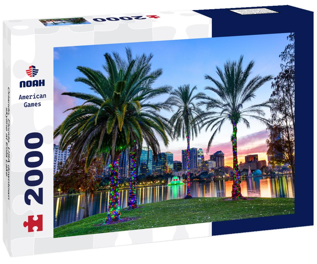 Noah Jigsaw Puzzle Orlando, Florida, USA downtown skyline at Eola Lake 2000 pieces