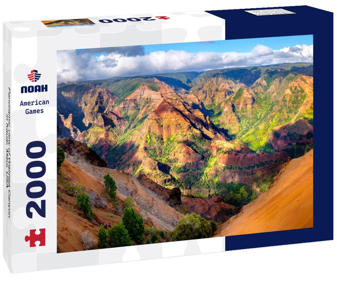 Noah Jigsaw Puzzle Panoramic view of Waimea Canyon in Kauai, Maui, USA 2000 pieces