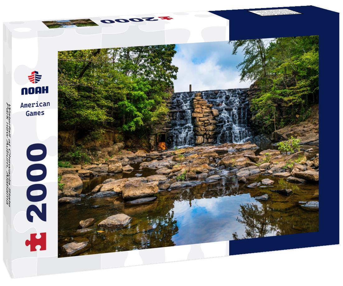 Noah Jigsaw Puzzle Waterfall at Chewacla State Park new Auburn, Alabama 2000 pieces
