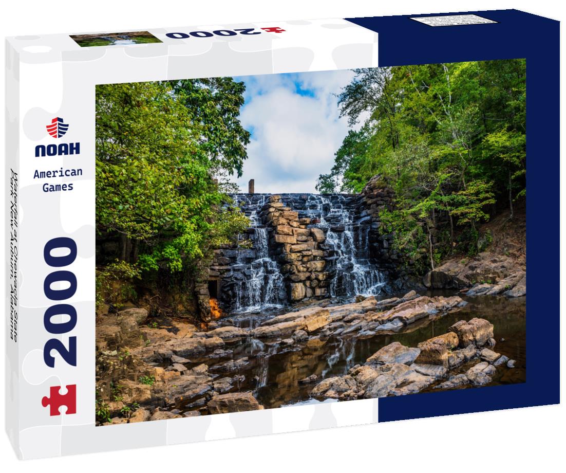 Noah Jigsaw Puzzle Waterfall at Chewacla State Park New Auburn, Alabama 2000 pieces
