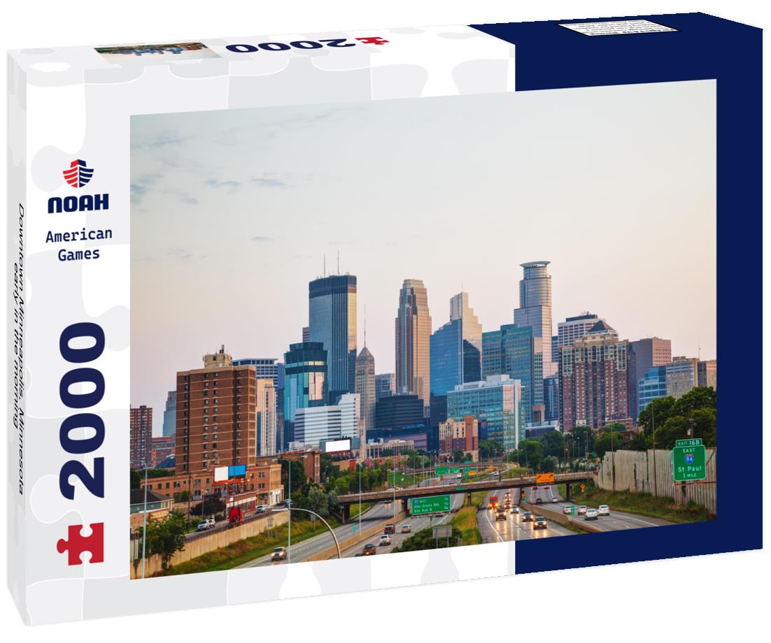 Noah Jigsaw Puzzle Downtown Minneapolis, Minnesota early in the morning 2000 pieces