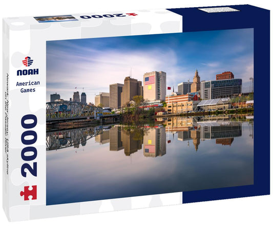 Noah Jigsaw Puzzle Newark, New Jersey, USA skyline on the Passaic River 2000 pieces
