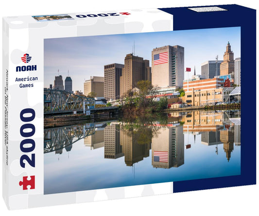 Noah Jigsaw Puzzle Newark, New Jersey, USA skyline on the Passaic River 2000 pieces