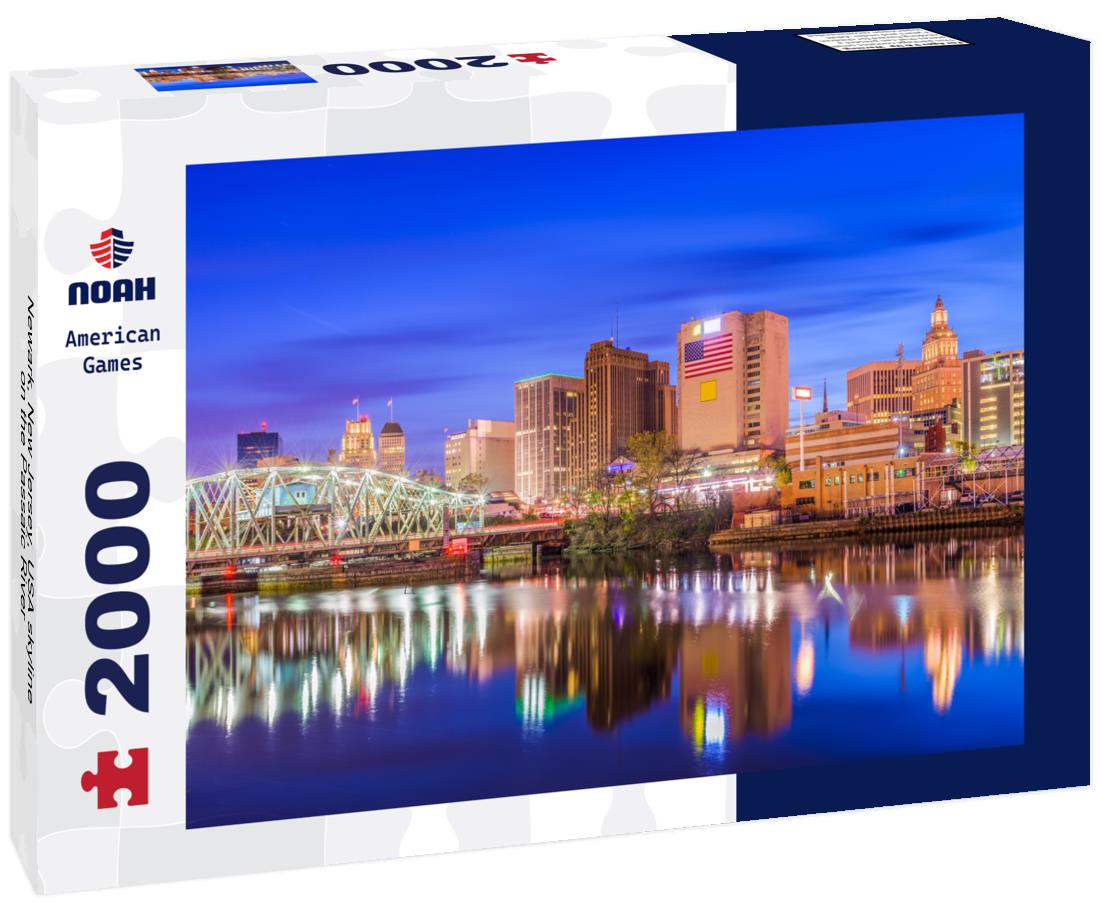 Noah Jigsaw Puzzle Newark, New Jersey, USA skyline on the Passaic River 2000 pieces