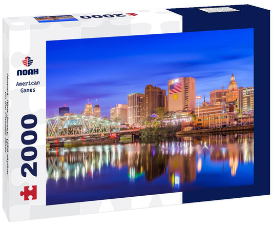Noah Jigsaw Puzzle Newark, New Jersey, USA skyline on the Passaic River 2000 pieces