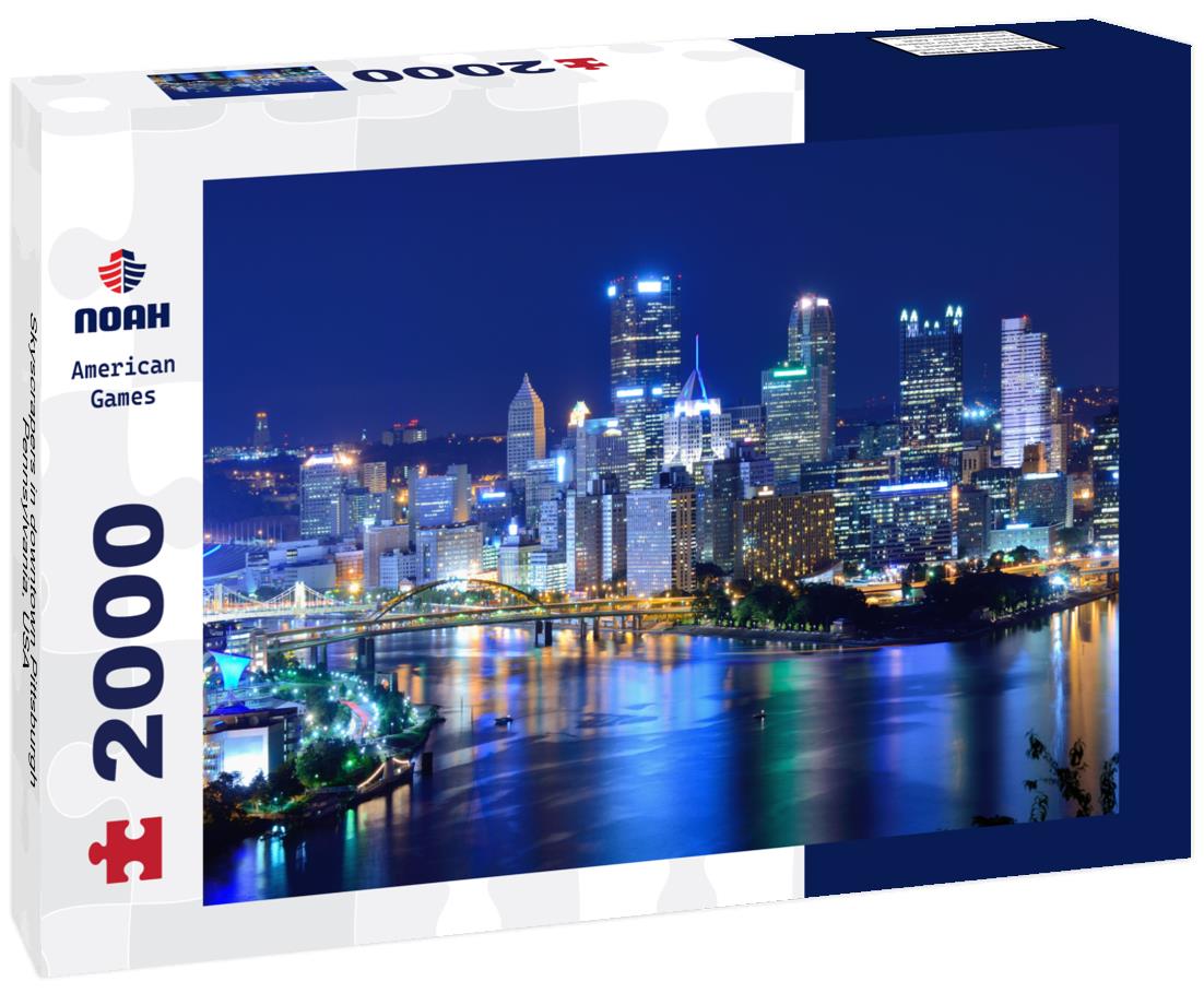Noah Jigsaw Puzzle Skyscrapers in downtown Pittsburgh, Pennsylvania, USA 2000 pieces