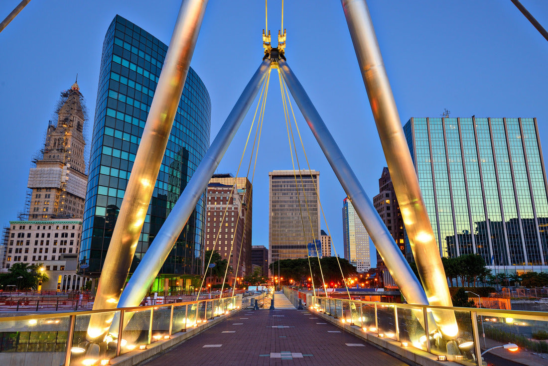 Noah Jigsaw Puzzle Hartford, Connecticut, USA Skyline of Founders Bridge 2000 pieces
