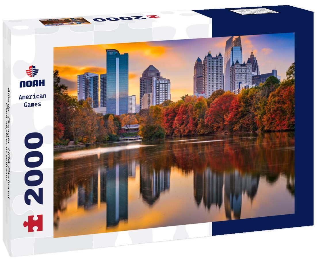 Noah Jigsaw Puzzle Atlanta, Georgia, USA Piedmont Park skyline in autumn 2000 pieces