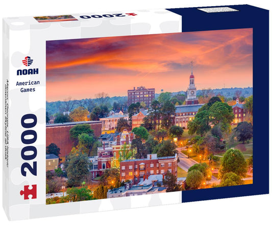 Noah Jigsaw Puzzle Macon, Georgia, USA historic downtown skyline at dusk 2000 pieces