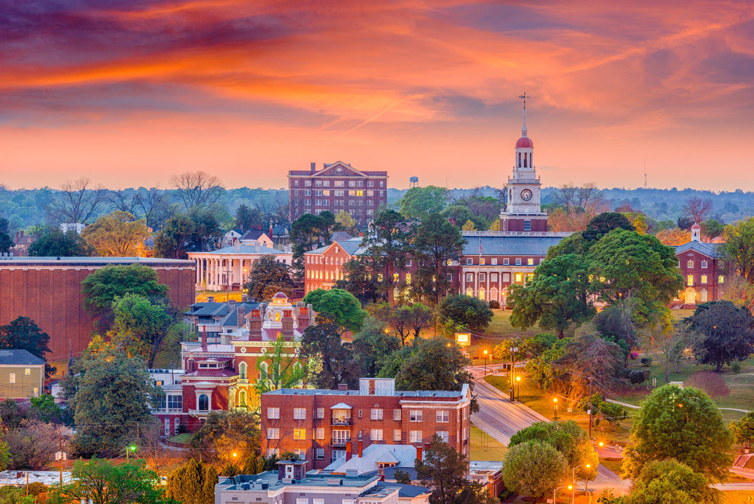 Noah Jigsaw Puzzle Macon, Georgia, USA historic downtown skyline at dusk 2000 pieces