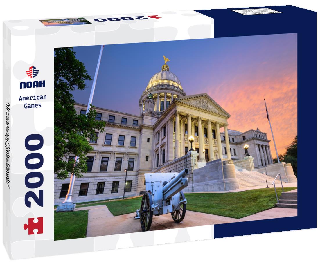 Noah Jigsaw Puzzle Mississippi State Capitol in Jackson, Mississippi, USA 2000 pieces