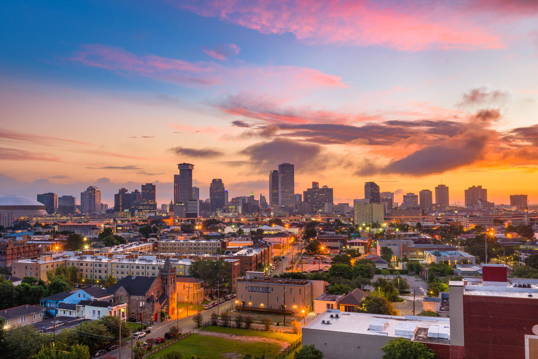 Noah Jigsaw Puzzle New Orleans, Louisiana downtown city skyline at twilight 2000 pieces