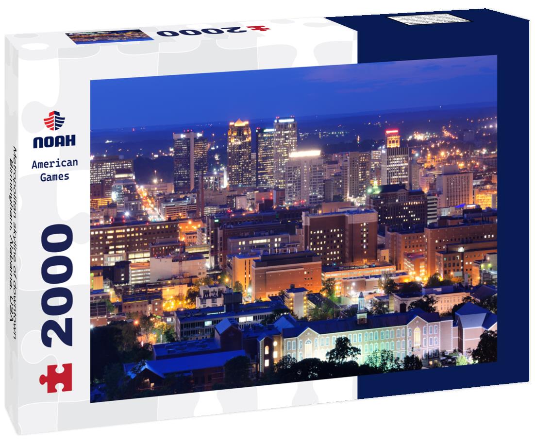 Noah Jigsaw Puzzle Metropolitan skyline of downtown Birmingham, Alabama, USA 2000 pieces