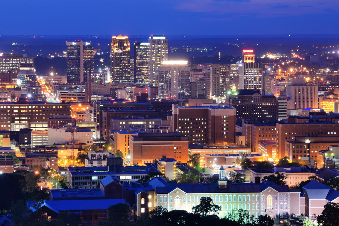 Noah Jigsaw Puzzle Metropolitan skyline of downtown Birmingham, Alabama, USA 2000 pieces