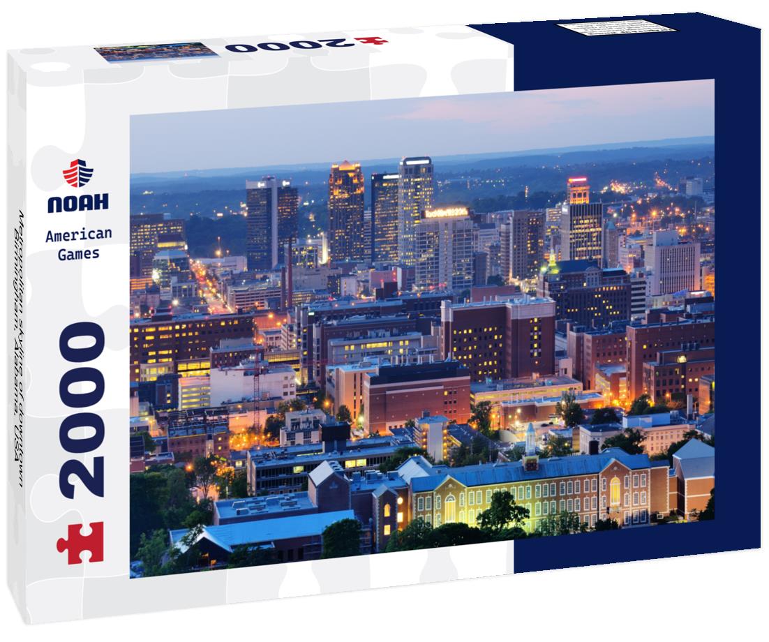 Noah Jigsaw Puzzle Metropolitan skyline of downtown Birmingham, Alabama, USA 2000 pieces