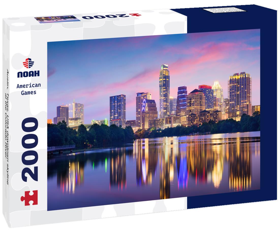 Noah Jigsaw Puzzle Austin, Texas, USA downtown skyline at the Colorado River 2000 pieces