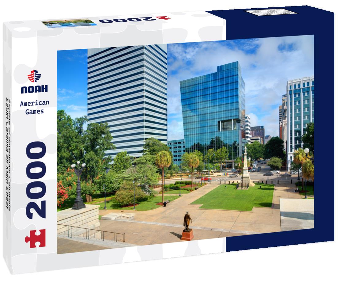 Noah Jigsaw Puzzle Skyline of downtown Columbia, South Carolina on Main Street 2000 pieces