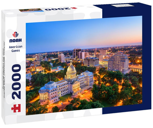 Noah Jigsaw Puzzle Jackson, Mississippi, USA Skyline over the Capitol Building 2000 pieces