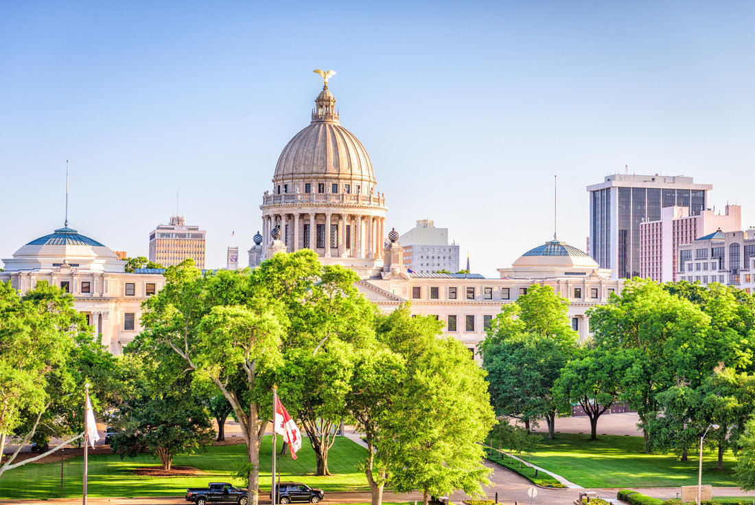 Noah Jigsaw Puzzle Jackson, Mississippi, USA Downtown cityscape at the capitol 2000 pieces