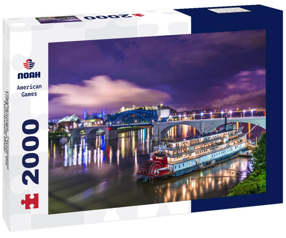 Noah Jigsaw Puzzle Chattanooga, Tennessee, USA downtown over the Tennessee River 2000 pieces