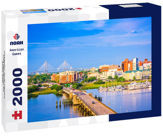 Noah Jigsaw Puzzle Charleston, South Carolina, USA skyline over the Ashley River 2000 pieces